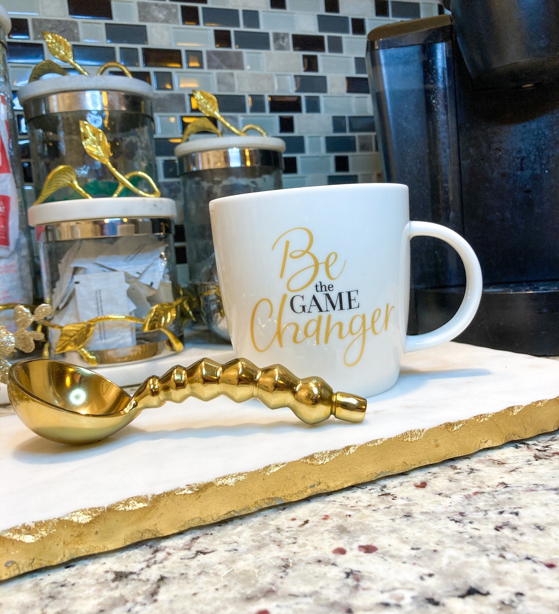 Coffee Mug | Coffee Cup | Coffee Lovers Gift | Ceramic Mug | Inspirational Mug | Glam Coffee - DiamondValeDecor