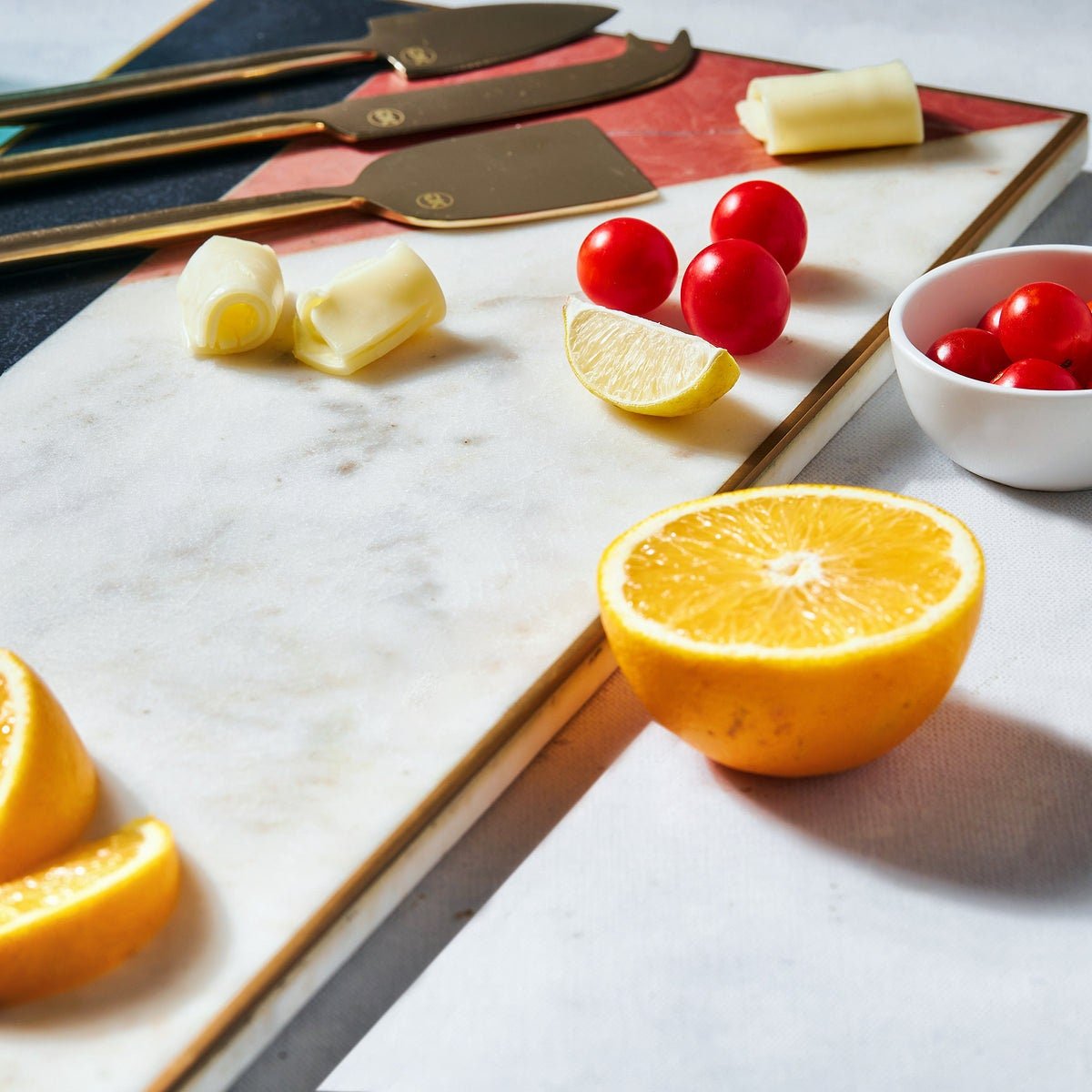 Marble Tray | White Marble Tray | Marble Charcuterie Board | Marble Cheese Board | Decorative Tray | Serving Tray | Marble Centerpiece | - DiamondValeDecor