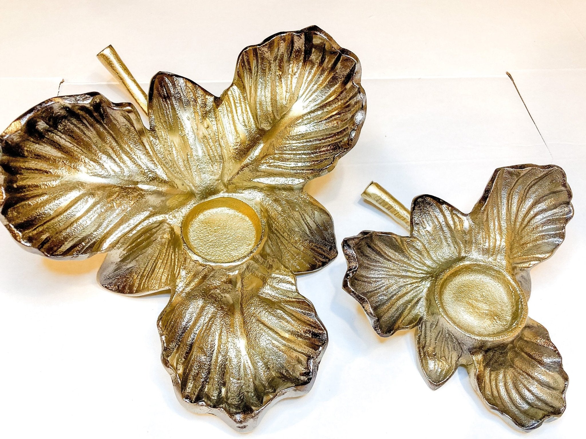 Orchid Tea Light Candle Holder (SM, LG) | Orchid Candle Holder | Decorative Centerpiece | Housewarming Gift - DiamondValeDecor