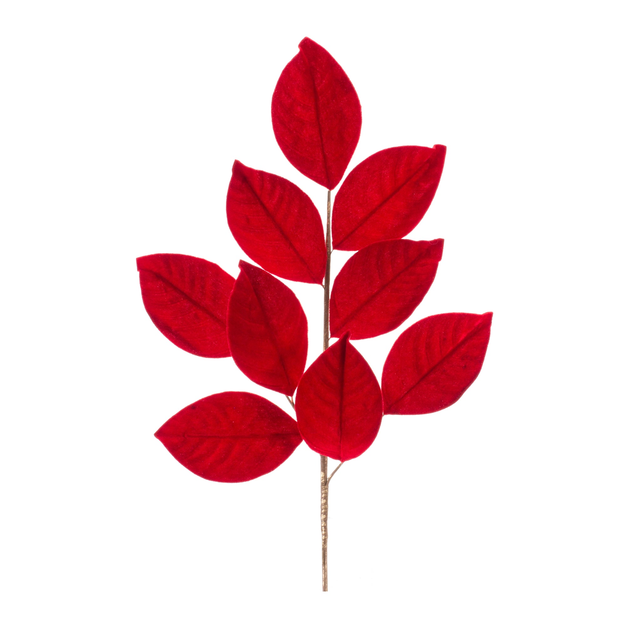 Red Velvet Magnolia Leaf (27.5) - DiamondValeDecor