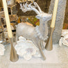 Champagne or Silver Reindeer (13") | Holiday Table Decor | Metallic Decor | Glam Christmas - DiamondValeDecor