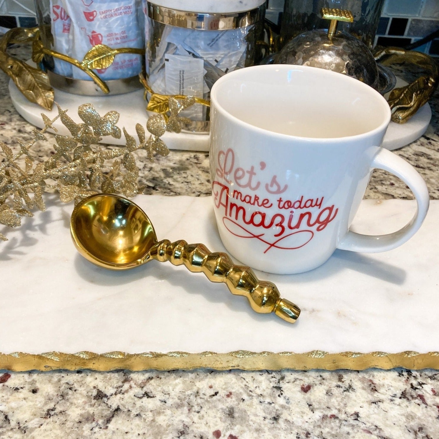 Coffee Mug | Coffee Cup | Coffee Lovers Gift | Ceramic Mug | Inspirational Mug | Glam Coffee - DiamondValeDecor