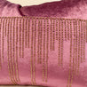 Glam Pillow Cover | Luxury Plum Velvet Pillow | Lumbar Pillow Cover | Metallic Pillow | Decorative Pillow | Accent Pillow | Housewarming Gift - DiamondValeDecor