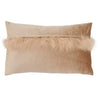 Glam Pillow | Luxury Champagne Velvet Pillow | Lumbar Pillow | Metallic Pillow | Decorative Pillow | Accent Pillow | Housewarming Gift - DiamondValeDecor