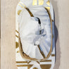 Gold and White Leaf Tissue Box Holder - DiamondValeDecor