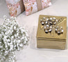 Gold Box with Gold Floral Accent - DiamondVale