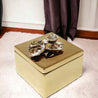Gold Box with Gold Floral Accent - DiamondVale