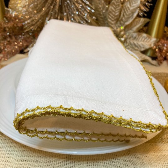 Gold Cloth Napkin (Set of 2) - DiamondVale