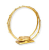 Gold Metal Candle Holder (SM, LG) | Gold Candleholder | Gold Centerpiece | Decorative Centerpiece | Housewarming Gift - DiamondValeDecor