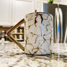 Gold Metallic Marble Pattern Print Coffee Mug (16oz) | Coffee Cup | Coffee Lovers Gift | Ceramic Mug | Glam Coffee | Gold Coffee - DiamondValeDecor