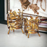 Gold Vine Pillar Candle Holders (6.75", 8.5") - DiamondVale