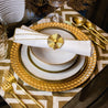 Handmade Gold Twisted Handle Cutlery Set | Gold Table Decor | Gold Flatware | Housewarming Gift | New Home Gift | Table Gift - DiamondValeDecor