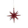 Large Glitter Star Ornament - 6" (Gold, White or Red) - DiamondVale