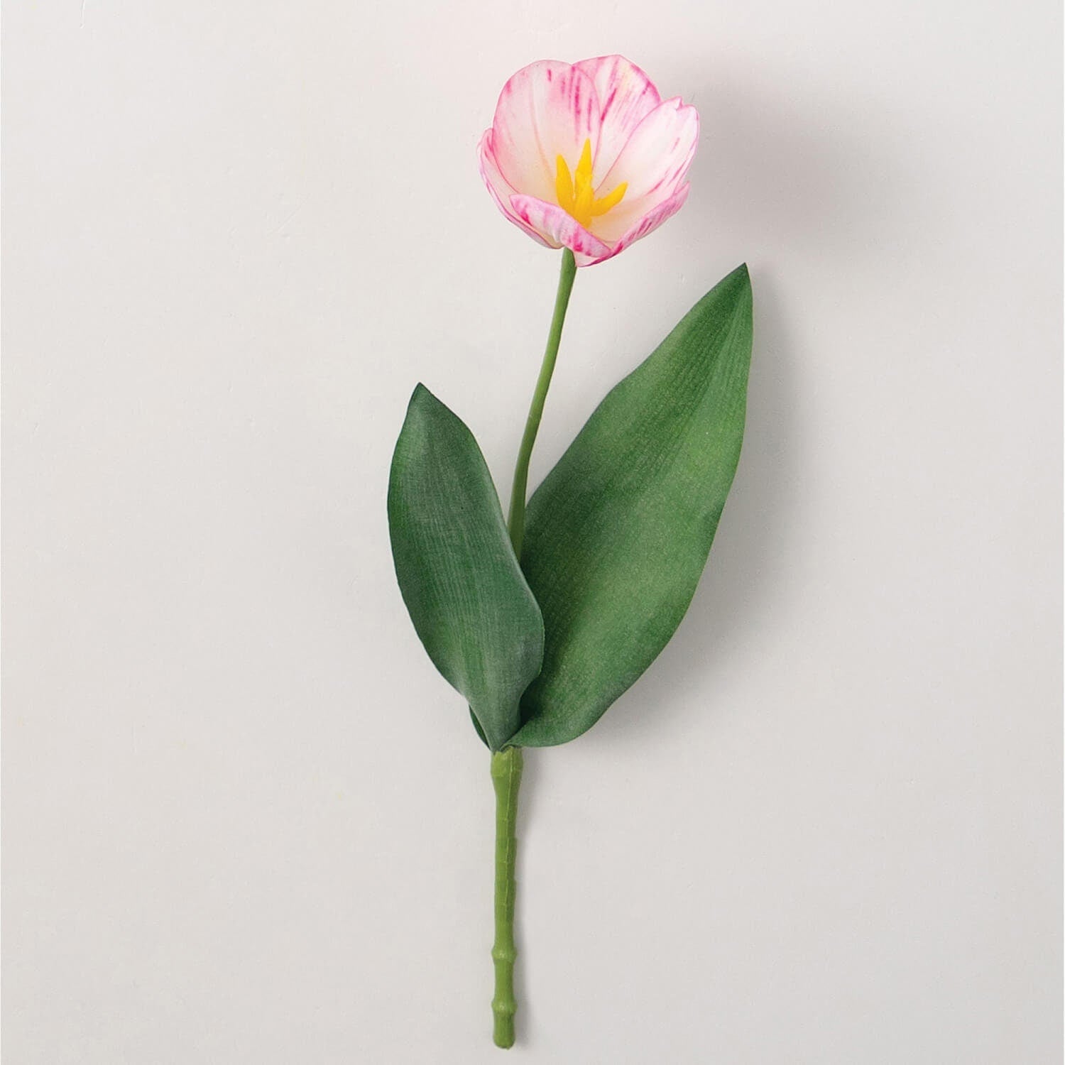 Light Pink Tulip Stems 14.5" (Set of 6) | Spring Flower Arrangement | Faux Spring Flowers | Artificial Flowers | Table Centerpiece - DiamondValeDecor