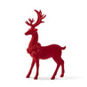 Red Velvet Resin Reindeer (Set of 2) - DiamondVale