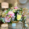 Rose-Hydrangea Bouquet (13") | Pink Flower | Spring Flower | Artificial Flowers | Faux Rose | Faux Hydrangea | Faux Floral Arrangement - DiamondValeDecor