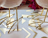 White Porcelain Birds with Gold Legs (Set of 2) - DiamondValeDecor